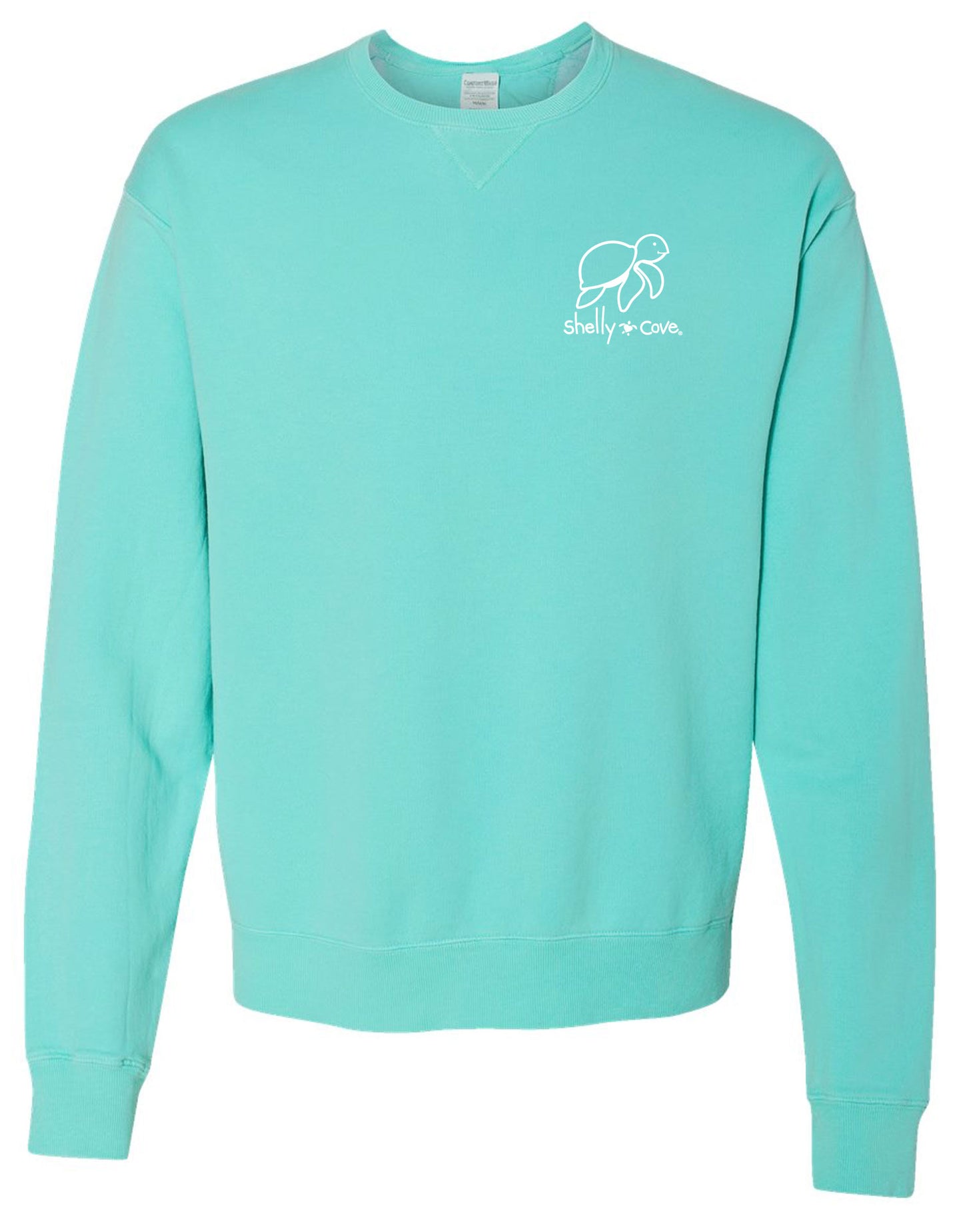 STRIPED CLOVER TURTLE, ADULT SWEATSHIRT