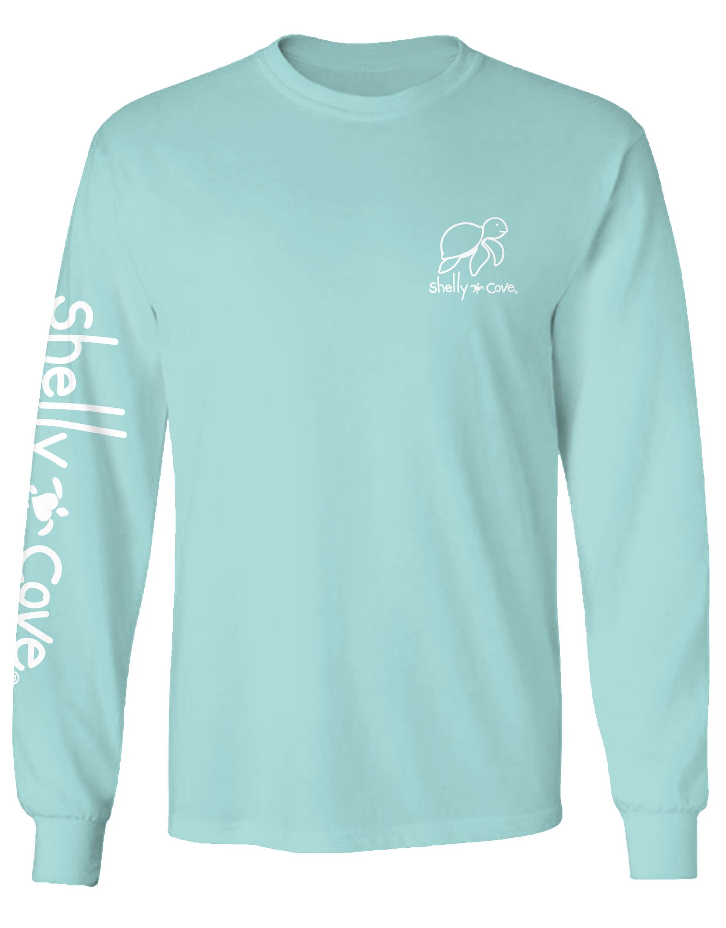 STRIPED CLOVER TURTLE, ADULT LS COMFORT COLORS TEE