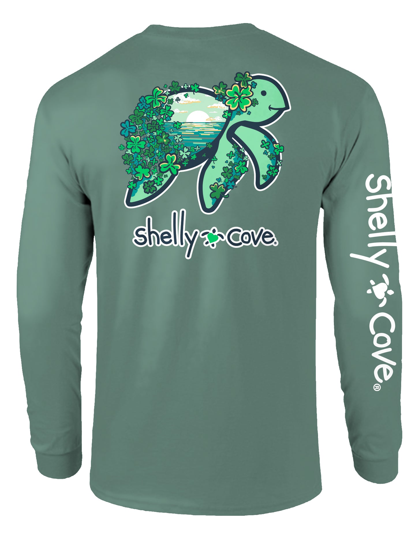 SUNSET CLOVER TURTLE, ADULT LS (CC)