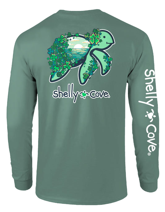 SUNSET CLOVER TURTLE, ADULT LS (CC)