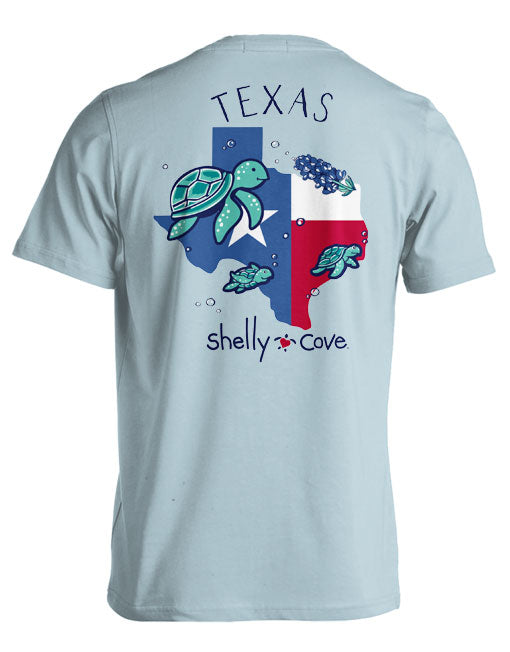 TEXAS TURTLE COMFORT COLORS TEE (PRINTED TO ORDER)