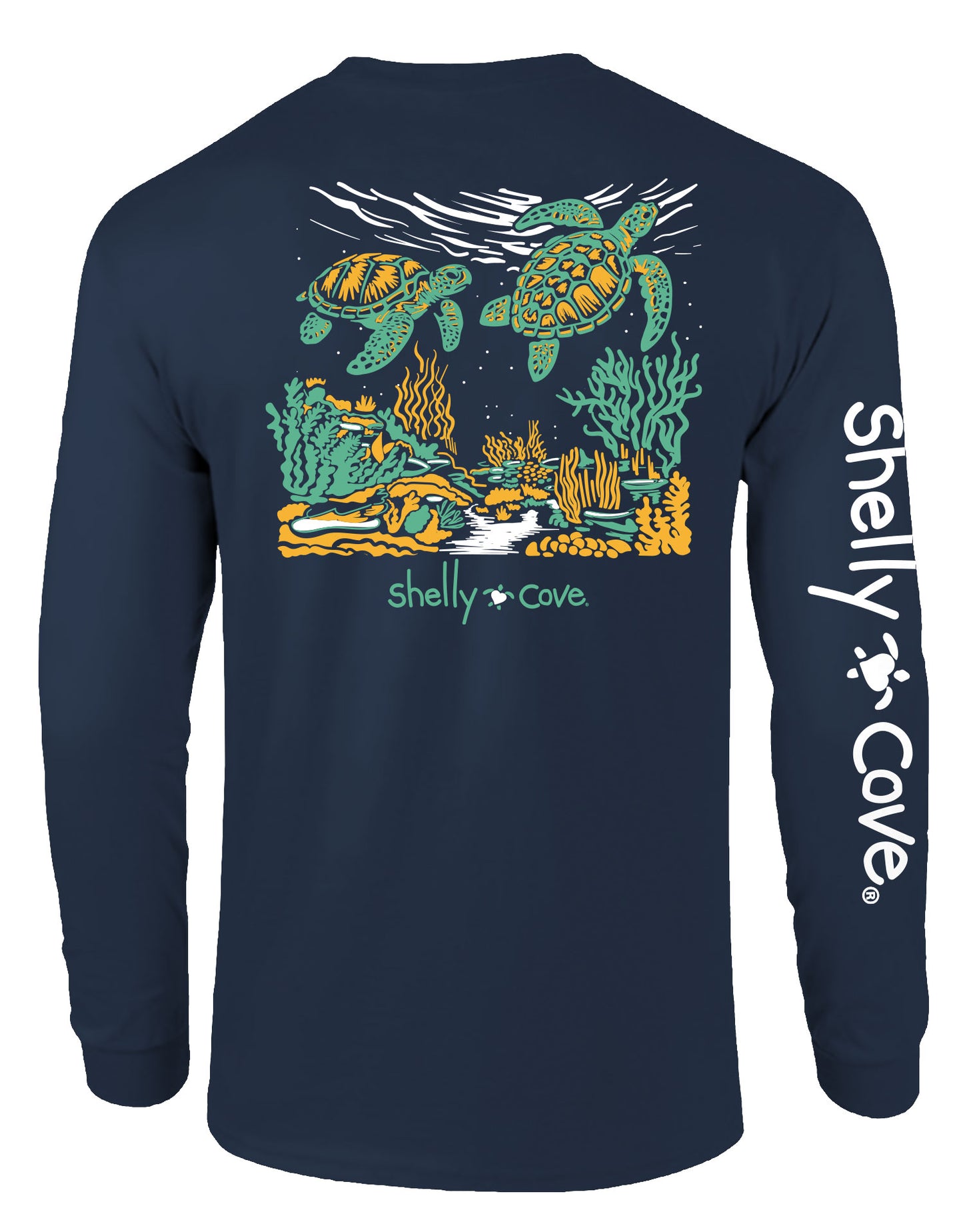 SHELLY COVE MIDNIGHT REEF TURTLE, ADULT LS (CC)